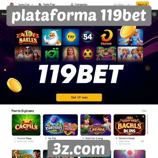 Diversidade de jogos oferecidos na 119bet